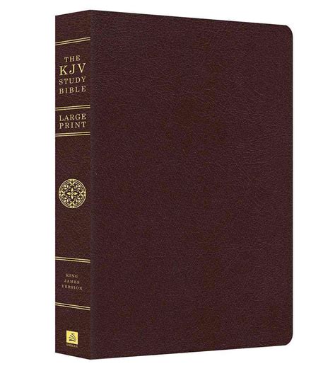 Large Print Study Bible-KJV by Christopher D. Hudson, Bonded Leather, 9781630584597 | Buy online ...