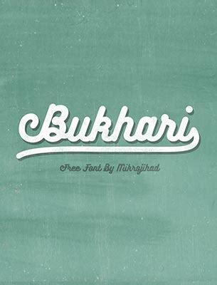 Bukhari Script Free Font - FondFont