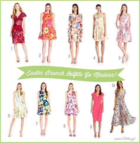 Modern Easter Brunch Outfits in Pretty Florals! | Easter brunch outfit ...