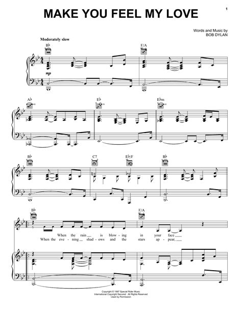 Make You Feel My Love | Sheet Music Direct