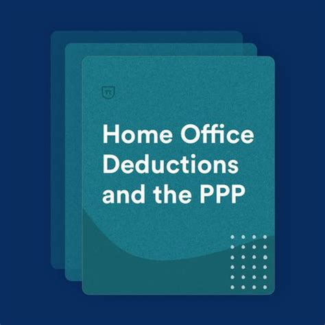 Home Office Deductions and the PPP