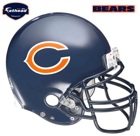 Chicago Bears Helmet Fathead NFL Wall Graphic