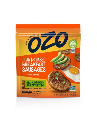 OZO Original Plant-Based Breakfast Sausage Patties, 4 ct / 10 oz - Pick ‘n Save