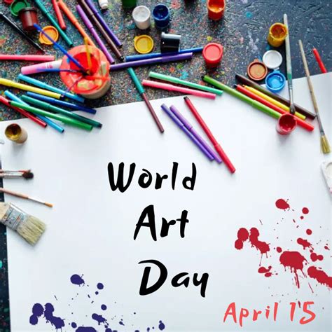 World Art day poster template | PosterMyWall