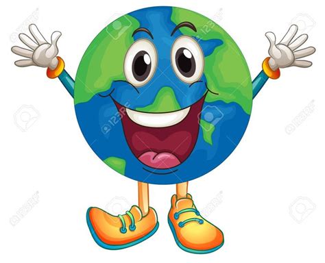 Illustration Of An Earth With Happy Face Royalty Free Cliparts, Vectors, And Stock Illustration ...
