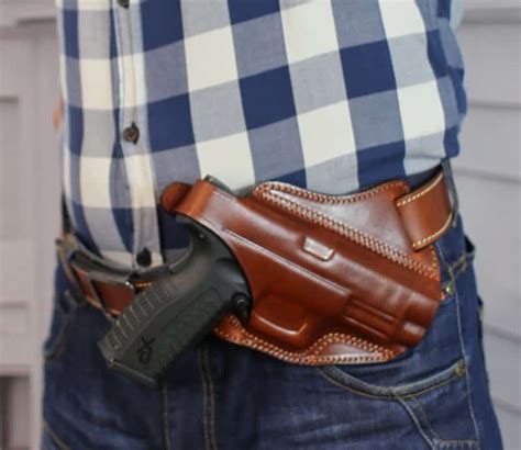 Falco Cross Draw OWB Leather Holster model 131