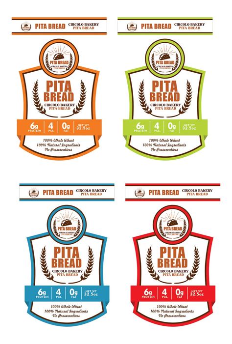 Entry #3 by Pahiramako2 for Pita bread packaging and LOGO | Freelancer