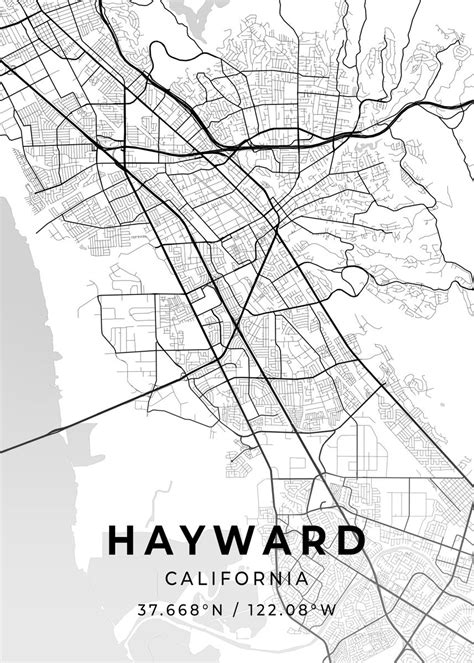 'Hayward California' Poster, picture, metal print, paint by Conceptual Photography | Displate