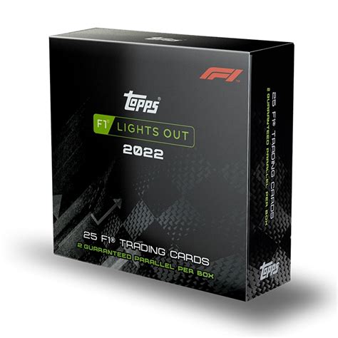 2022 Topps F1 Lights Out Checklist, Formula 1 Set Info, Buy Boxes