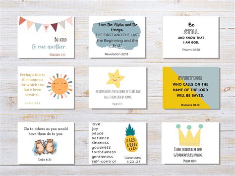 Printable Scripture Cards for Kids - Out Upon the Waters