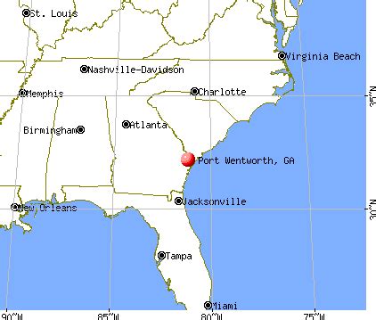 Port Wentworth, Georgia (GA 31407) profile: population, maps, real estate, averages, homes ...