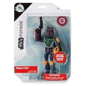 Disney Store Exclusive Star Wars Toy Box Boba Fett & Luke Skywalker Figures Available