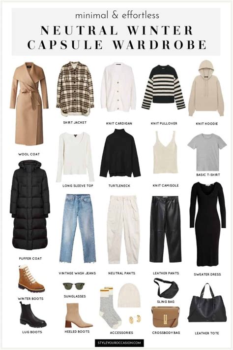 How to Create a Winter Capsule Wardrobe in 2023 – Earthfully Living