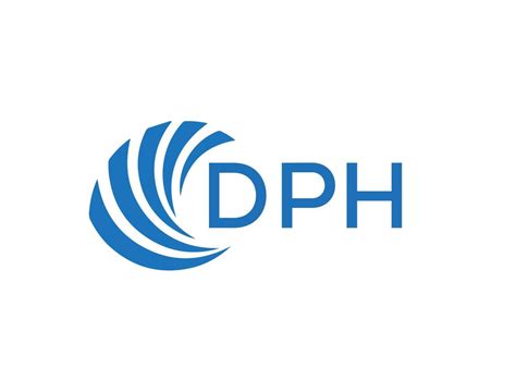 DPH letter logo design on white background. DPH creative circle letter logo concept. DPH letter ...