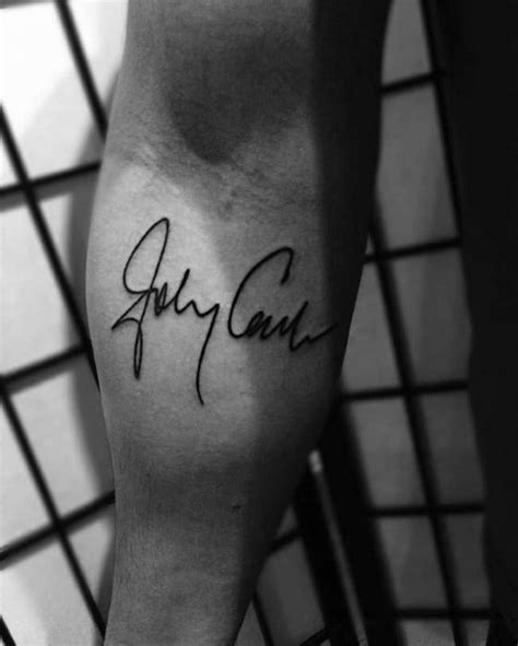 50 Johnny Cash Tattoo Designs For Men - Musician Ink Ideas