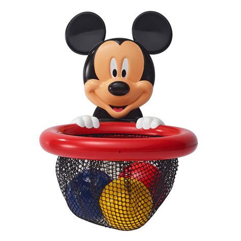 Disney Baby Mickey Mouse Shoot, Score and Store, Bath Toy Storage Basket, 4 Pieces - Walmart.com