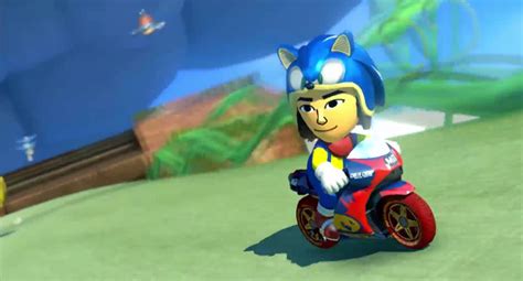 Sonic Mii Suit Revealed for Mario Kart 8 « SEGADriven