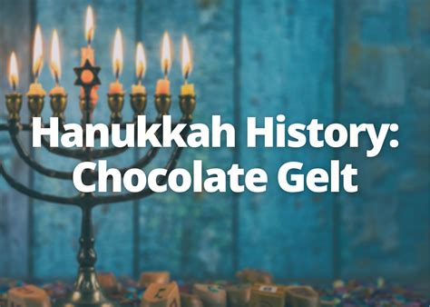 Hanukkah History: Chocolate Gelt Coins - Holidappy