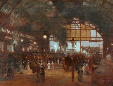 Railway Station Paintings, Golden Age of Train Travel | DailyArt Magazine