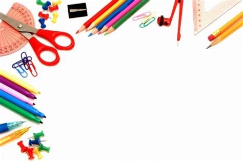 school supplies clipart border - Clipground