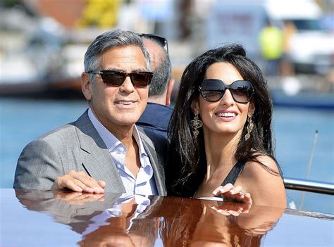 George Clooney and Amal Alamuddin from George Clooney's Wedding Weekend: Celebrity Guests | E! News