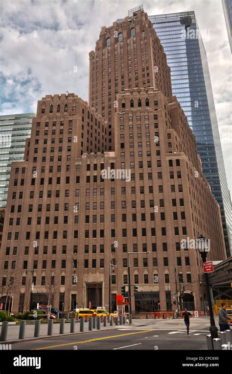 Verizon building at 140 West Street in Manhattan, New York City Stock ...