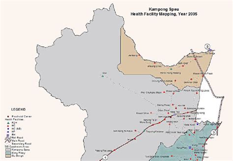 Map of Kampong Speu. Reproduced with the permission of the Ministry of... | Download Scientific ...