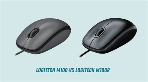 Logitech M100 vs M100r: Are there any differences?