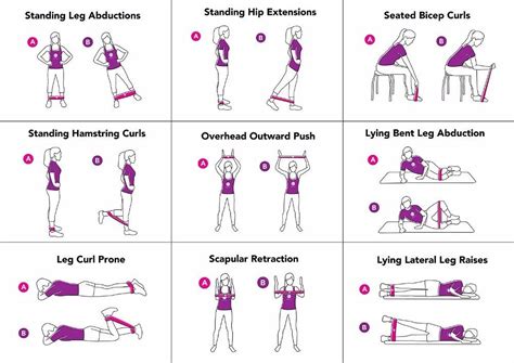 Resistance Band Workout Printable - Printable Word Searches