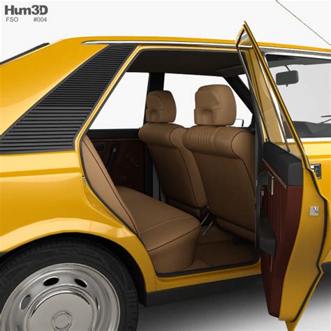 FSO Polonez with HQ interior 1978 3D model - Vehicles on Hum3D