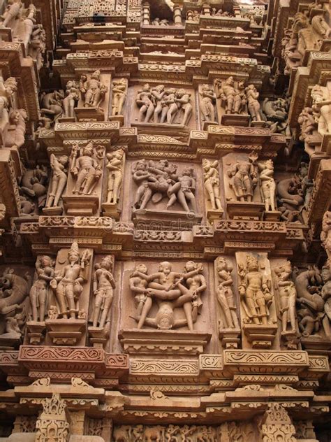 Temple In Khajuraho. Madhya Pradesh Stock Photo - Image: 7210872