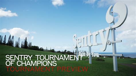 Tournament Preview: Sentry Tournament of Champions - Golf