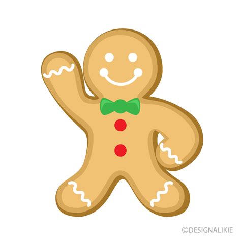 Happy Birthday Gingerbread Man Clipart