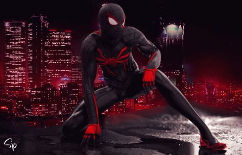 1400x900 Resolution Spider Man Red And Black Suit Art 1400x900 Resolution Wallpaper - Wallpapers Den