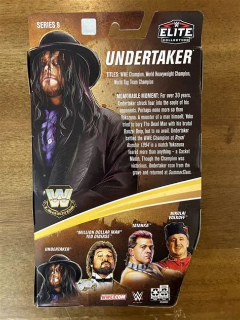 FIGURINE WWE LEGENDS Elite The Undertaker Series 9 Mattel Wrestling violette WWF EUR 47,33 ...