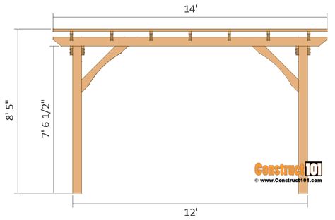 12x12 Pergola Plans - Free PDF Download - Construct101