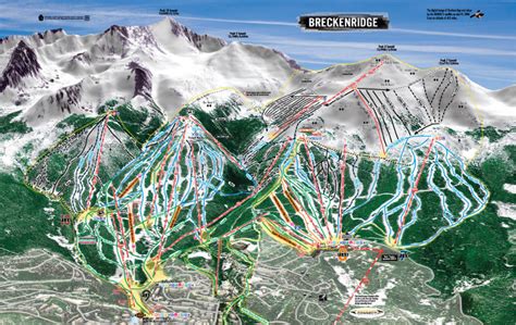 Breckenridge Trail Map. For Skiing Down & Stuff