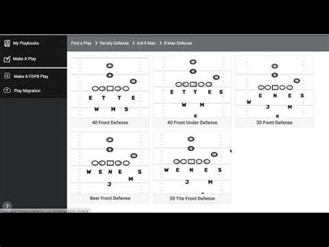 8 Man Football Positions Diagram