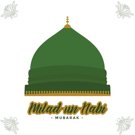 Eid Milad un Nabi Mubarak Post, banner design 18800535 Vector Art at Vecteezy