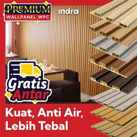 Jual PREMIUM - WALLPANEL WPC fluted Wallpanel / wood panel composite ...