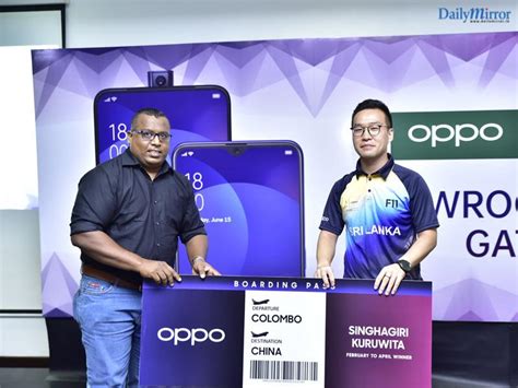 OPPO rewards top performing Showroom Managers of Singhagiri with foreign incentive tours - Press ...