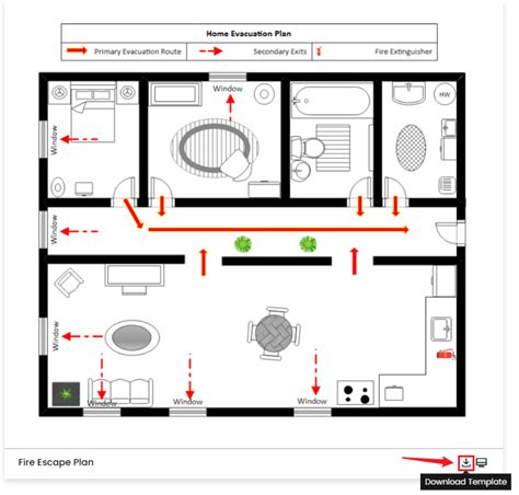 Free Editable Evacuation Plan Examples & Templates | EdrawMax