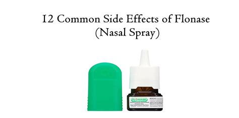 Flonase (Nasal Spray) 】: 12 Common Side Effects