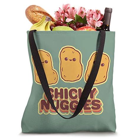 Chicky Nuggies Cute Retro Kawaii Chicken Nuggets Nuggs Meme Tote Bag ...