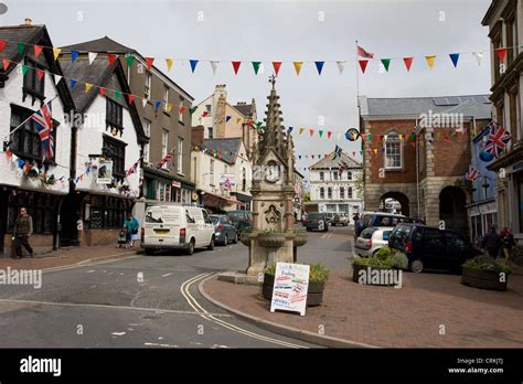 Main High street Great Torrington Devon Stock Photo - Alamy