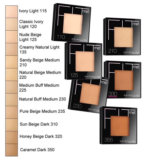 Maybelline fit me! pressed powder. Honey beige 320, cream beige 325 ...