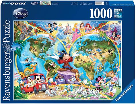 Ravensburger Disney’s World Map 1000 Piece Puzzle – The Puzzle Collections