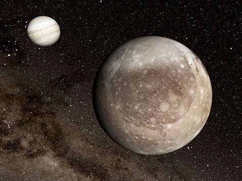 Huge ring-like structure on Ganymede's surface may have been caused by violent impact (Update)