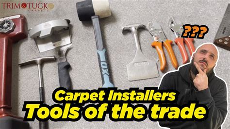 Carpet Installers - Tools of the trade - YouTube