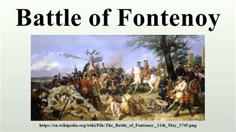 Battle of Fontenoy - YouTube